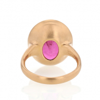 Rubellite 18k Rose Gold Ring Image