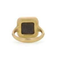 Square Australian Boulder Opal Ring Image