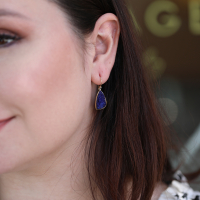Surface Azurite Earrings Image