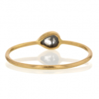 Rustic Diamond Teardrop Ring Image