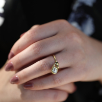 Diamond Locket Ring Image