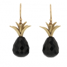Black Onyx Pineapple Earrings Image