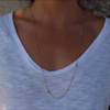 Long Diamond Necklace