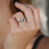 Lily of the Valley White Gold Diamond Ring