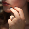 Lily of the Valley White Gold Diamond Ring