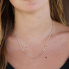 Tahitian Pearl & 22K Gold Charm Necklace
