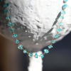 Apatite Bead Gold Necklace