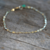 Matte Flat Gold Chain Bracelet