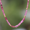 Beaded Pink Tourmaline Necklace