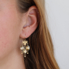 Rosecut Zircon Chandelier Earrings