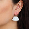 Chalcedony Drusy Day Dreamer Earrings