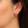 Strawberry Coral Earrings