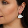 Chalcedony Drusy Day Dreamer Earrings