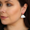 Chalcedony Drusy Day Dreamer Earrings
