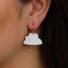 Chalcedony Drusy Day Dreamer Earrings