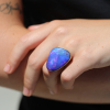 Boulder Opal XL 18k Gold Branch Ring