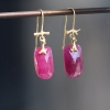 Ruby 18k Branch Earrings