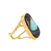 Boulder Opal Gold Branch Ring