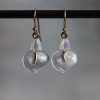 White Mother of Pearl Calla Lily Earrings
