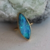 Boulder Opal Marquis Ring