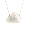 Large Mother of Pearl Cloud Necklace