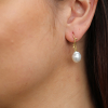 Long South Sea Pearl 18k Gold Earrings