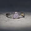 White Gold Pave Diamond Ring