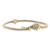 Diamond Globe Silk Gold Bracelet