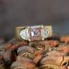 Harmony Raw Diamond Gold Ring