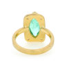 Gold Marquise Emerald Diamond Ring