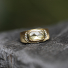 Rosecut Diamond Engraved Ring