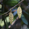 Maya Leaf Diamond Earrings