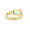 Bauhaus Emerald Diamond Ring