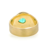 Talisman Shield Emerald Engraved Ring