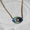 Talisman Enamel Diamond Necklace