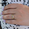 Harmony Raw Diamond Gold Ring