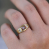 Harmony Raw Diamond Gold Ring