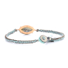 Talisman Labradorite Silk Silver Bracelet