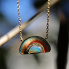 Sunrise Boulder Opal Enamel Diamond