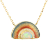 Sunrise Boulder Opal Enamel Diamond