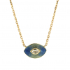 Talisman Enamel Diamond Necklace