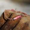 Icicle Pink Tourmaline Silk 18k Gold Bracelet