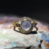 Galaxy Rose Cut Diamond Gold Ring