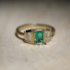 Harmony Emerald Diamond 18k Gold Ring