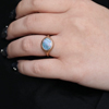 Australian Opal 18k Rose Gold Ring