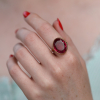 Rubellite 18k Rose Gold Ring