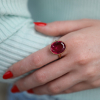 Rubellite 18k Rose Gold Ring