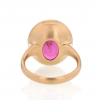 Rubellite 18k Rose Gold Ring