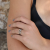 Lily of the Valley White Gold Diamond Ring
