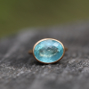 Rose Gold Aquamarine Ring